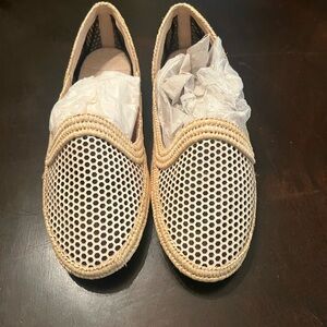 Eileen Fisher Beige and Cream Espadrilles